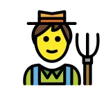 Man Farmer SVG Icon